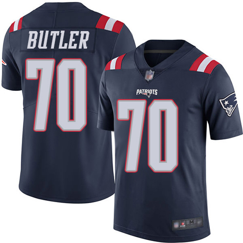 New England Patriots Football #70 Rush Vapor Untouchable Limited Navy Blue Men Adam Butler NFL Jersey